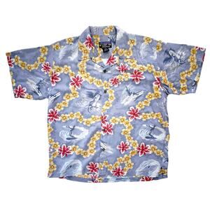 Vintage 90's Patagonia Pataloha Aloha Hawaiian Shirt Mens Medium